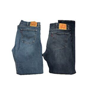 Levis 505 Lot Of 2 regular Mens Jeans Medium Wash Size W38 L34